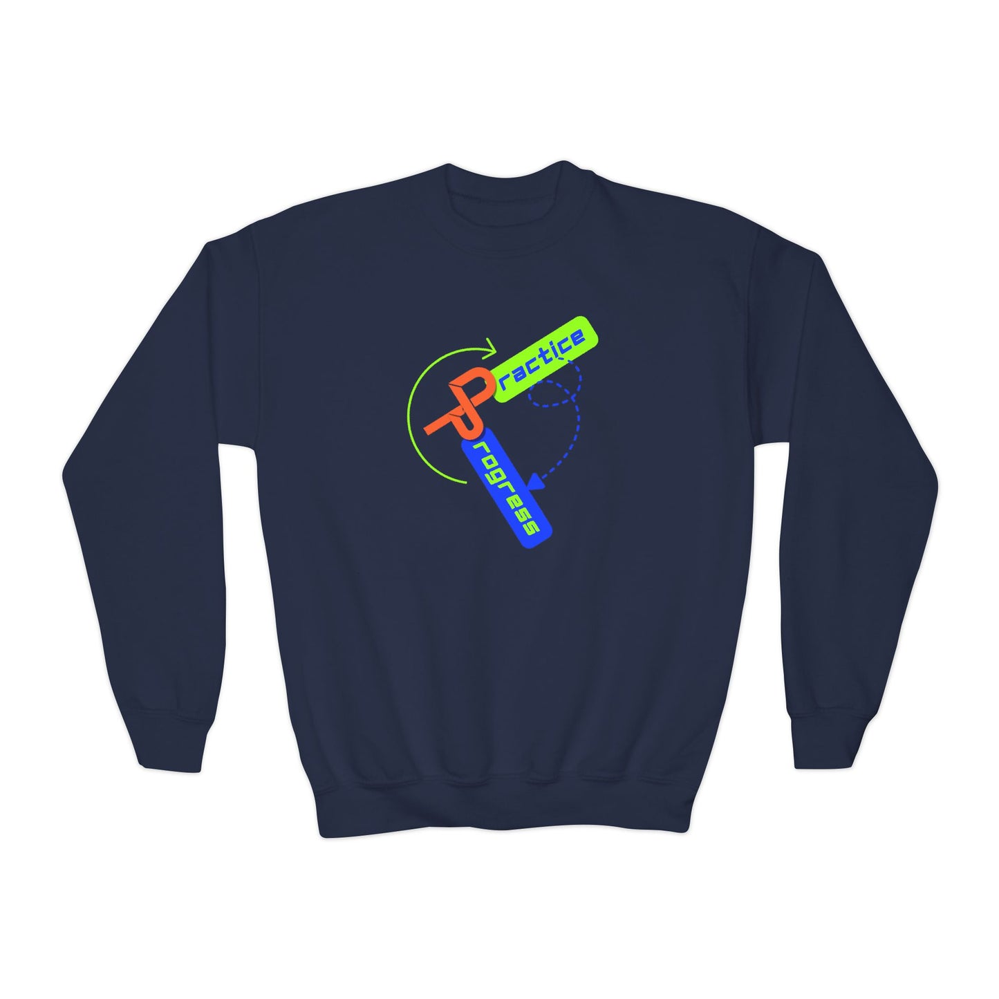 Sweatshirt - Crewneck (Youth) - Practice to Progress