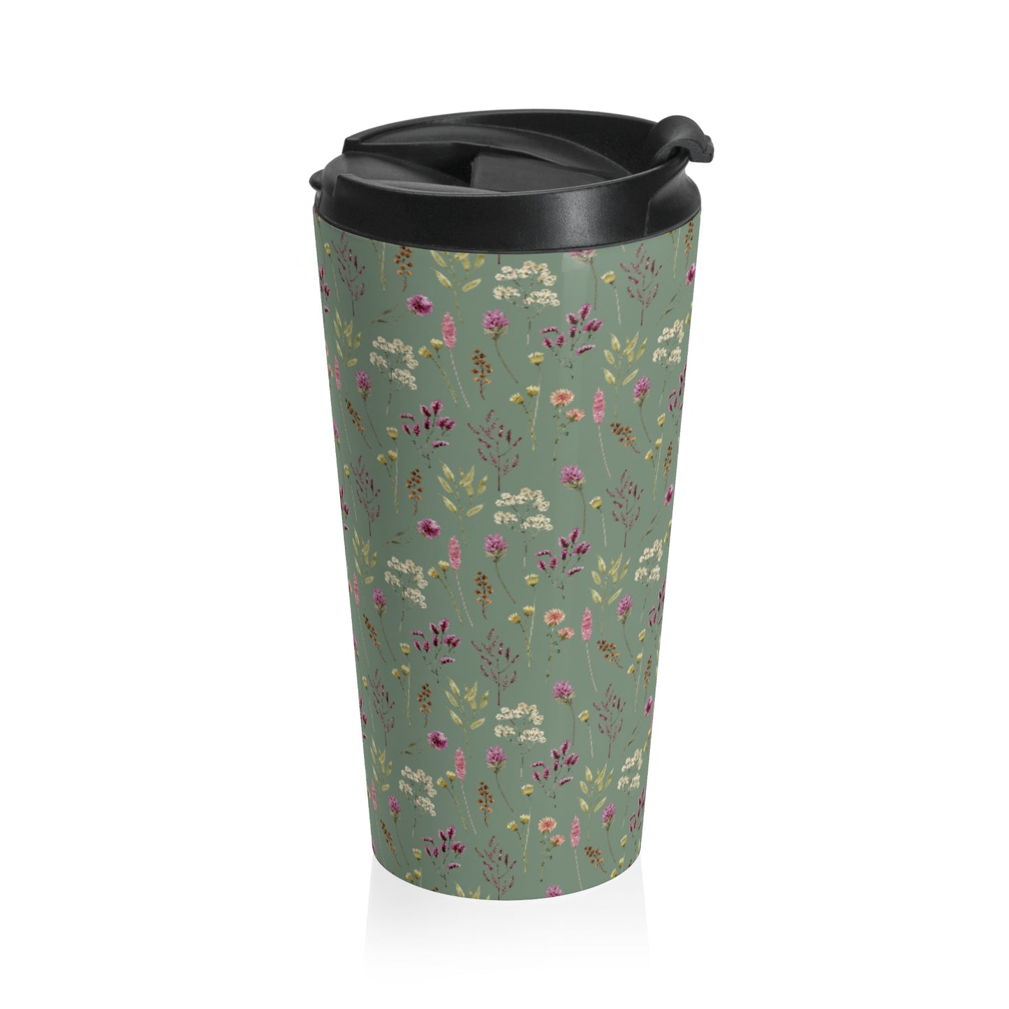 Vintage Wildflowers Travel Mug