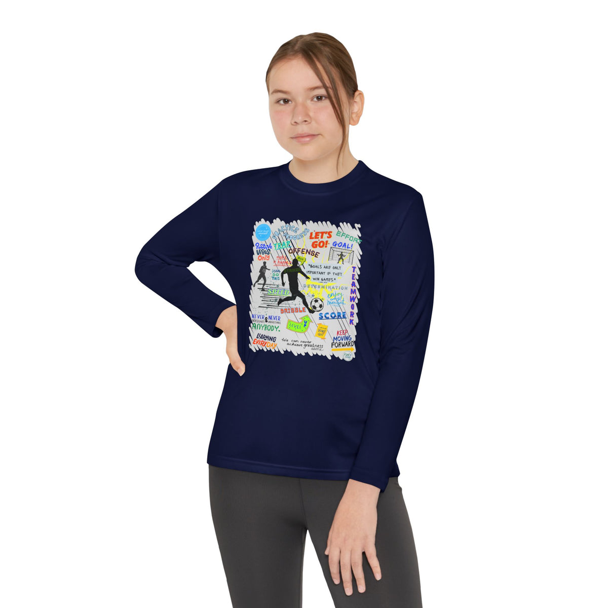 Striker Graphic Long Sleeve Tee (Youth)