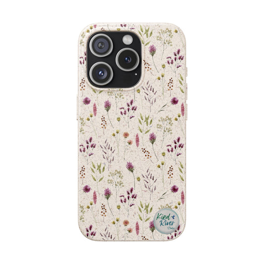 Wildflowers Biodegradable Phone Case