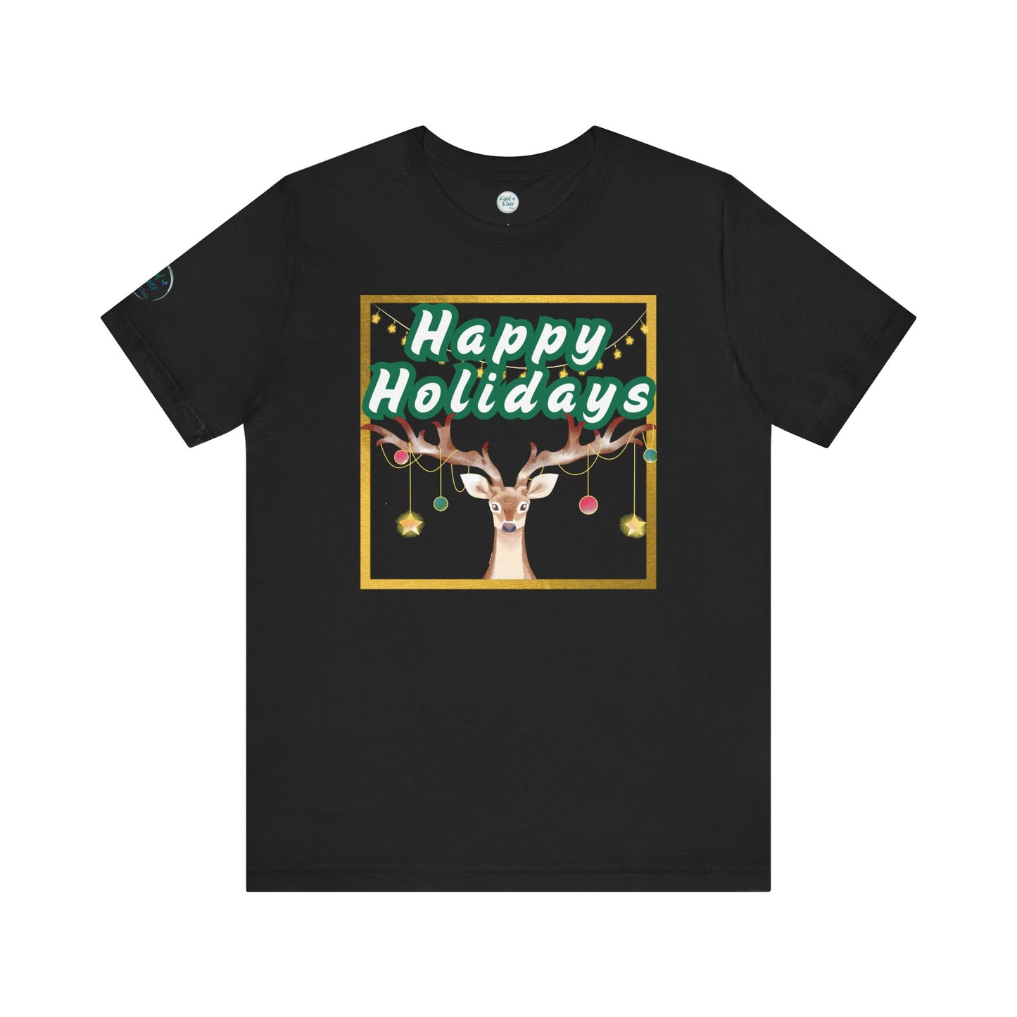 Tee - Short Sleeve (Adult) - Happy Holidays Deer