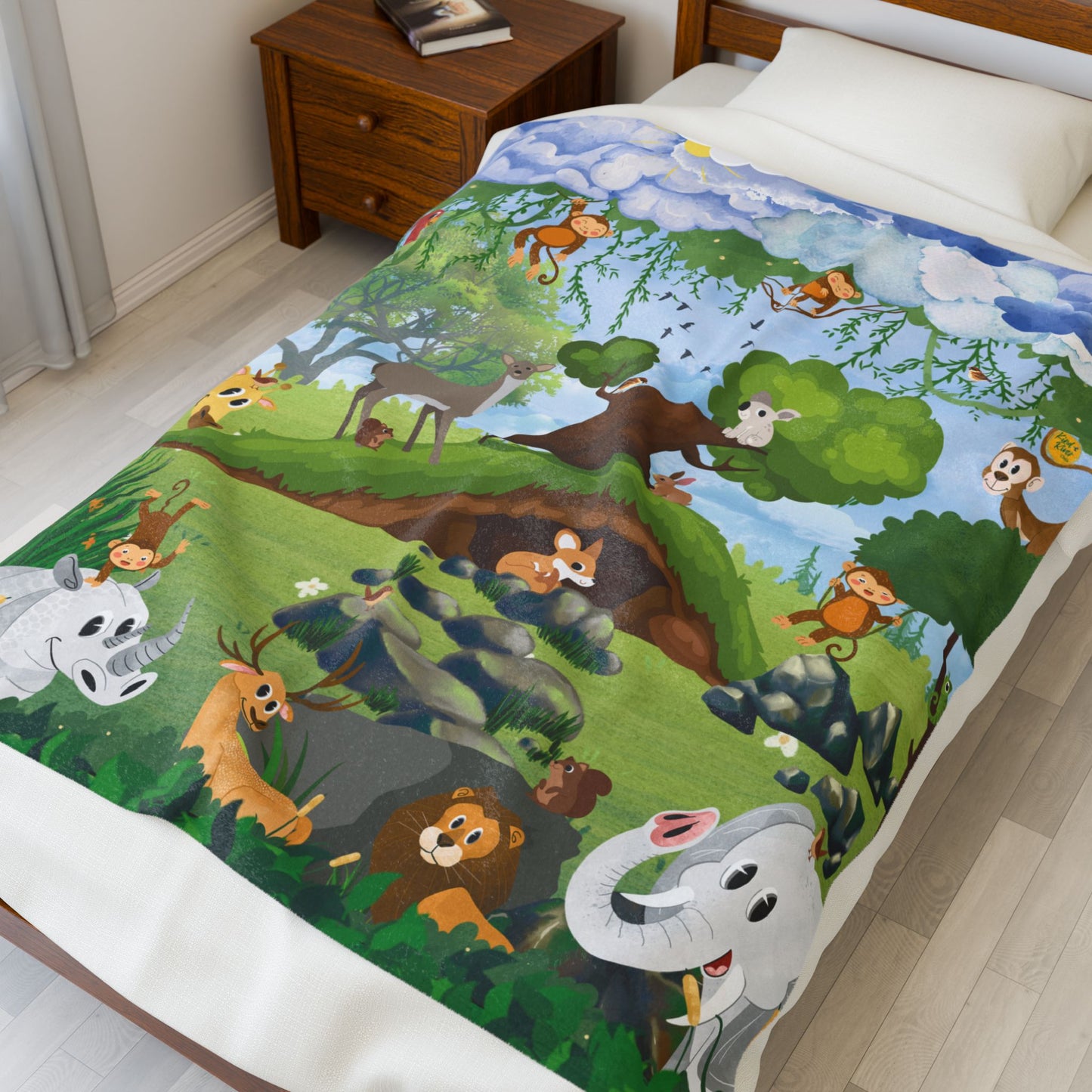Blanket (Velveteen Plush) - What a Zoo!