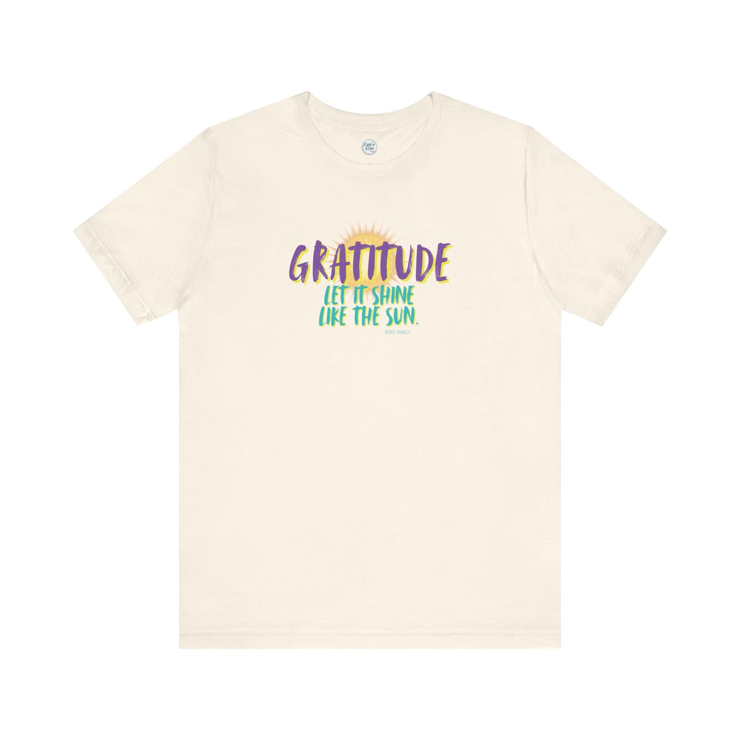 Let Gratitude Shine Crewneck Tee (Adult)