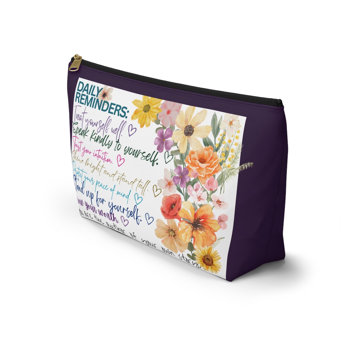 Pouch - Daily Reminders (Plum)