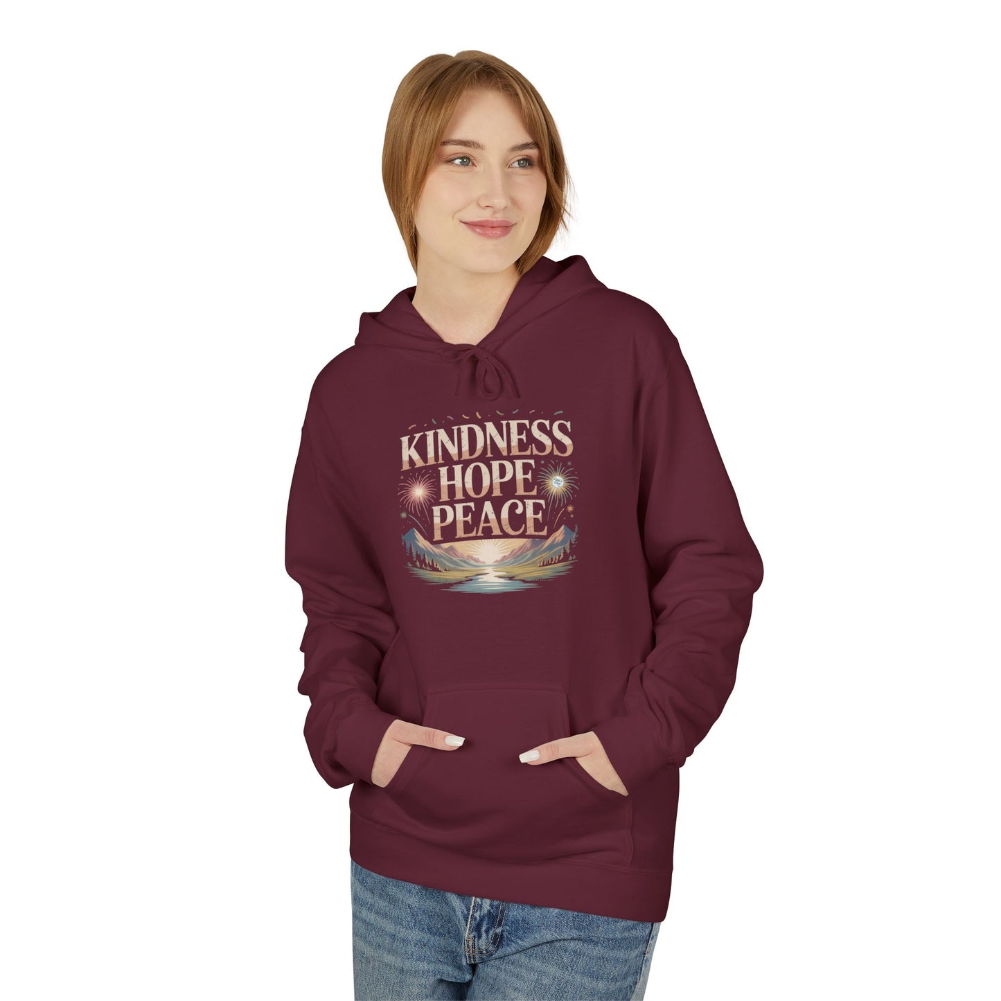 Hoodie (Adult) - Kindness - Hope - Peace