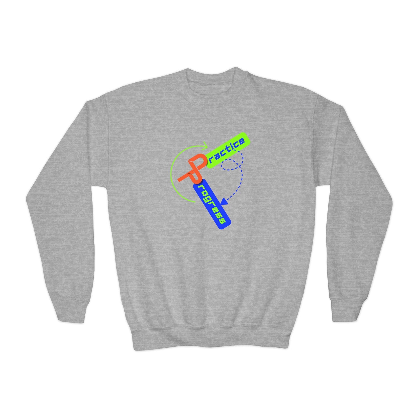 Sweatshirt - Crewneck (Youth) - Practice to Progress