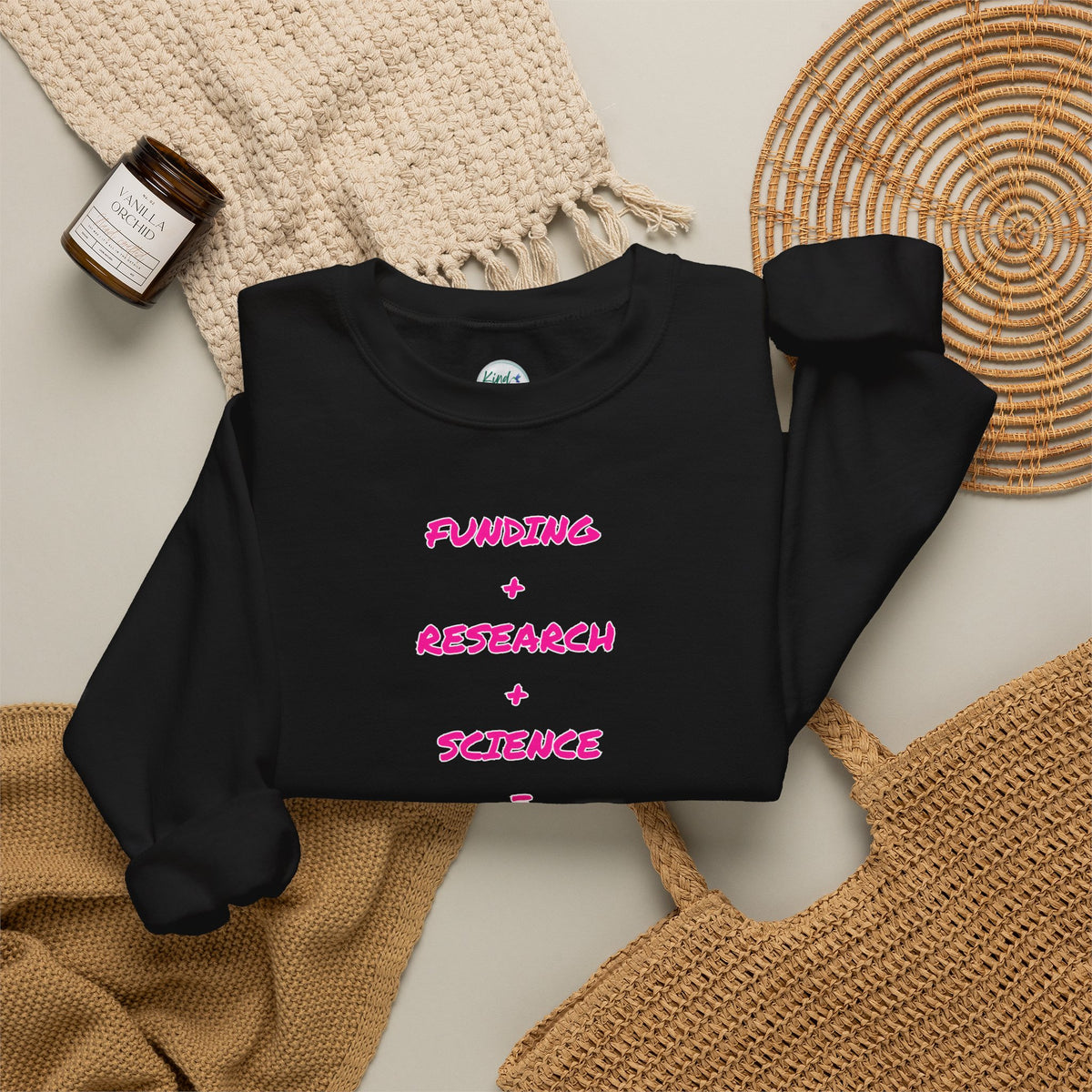 Breast Cancer Awareness Crewneck Sweatshirt (Adult) — "In Honor of My Loved One"