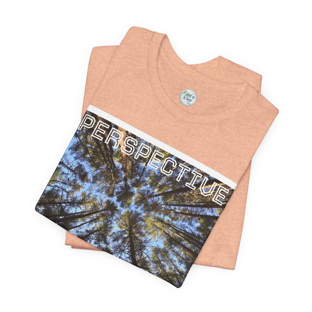 Perspective Tee (Adult)— Forest Canopy Photo T-Shirt (original photograph by Kind River Studio)