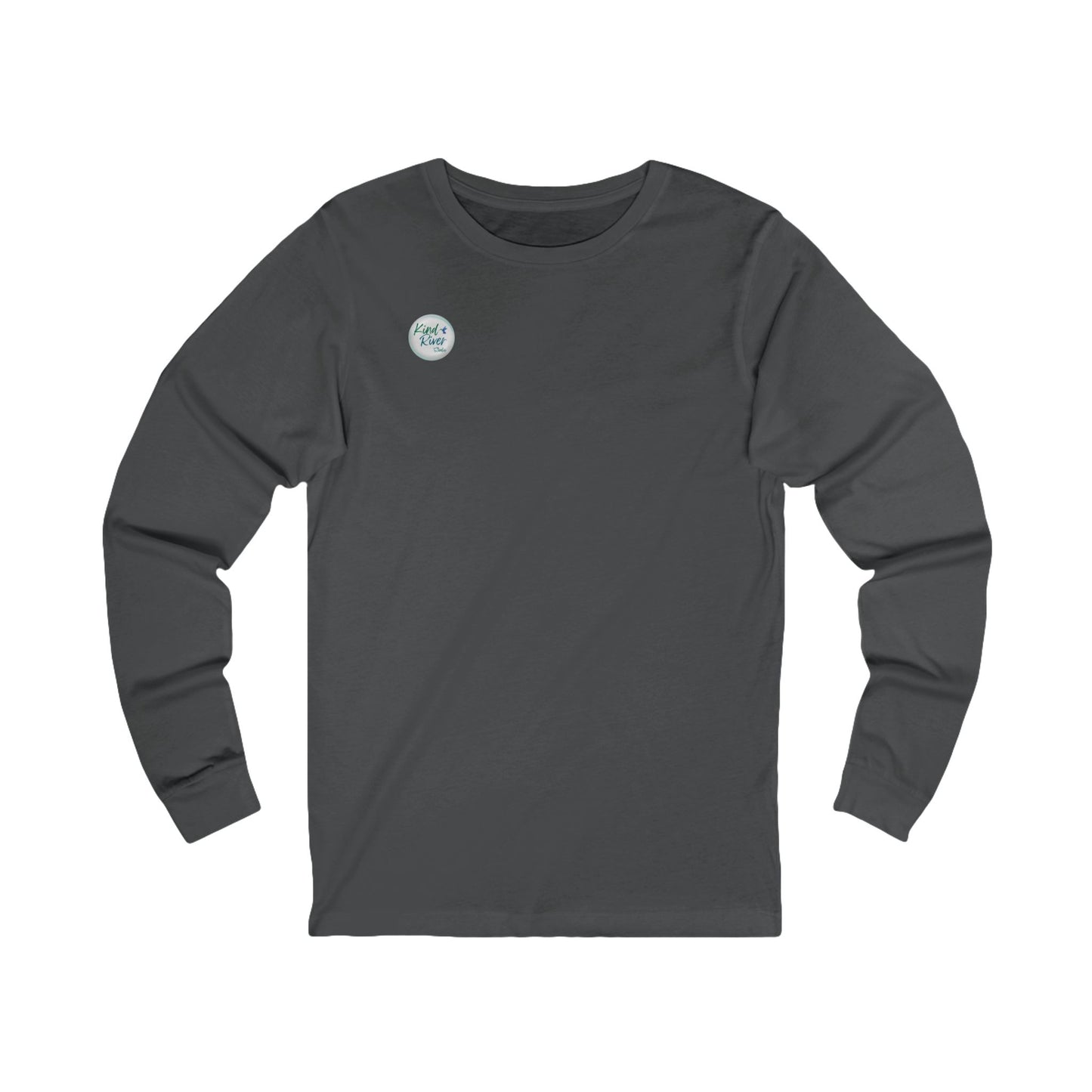 Tee - Long Sleeve (Adult) - Kind River Studio Button Logo