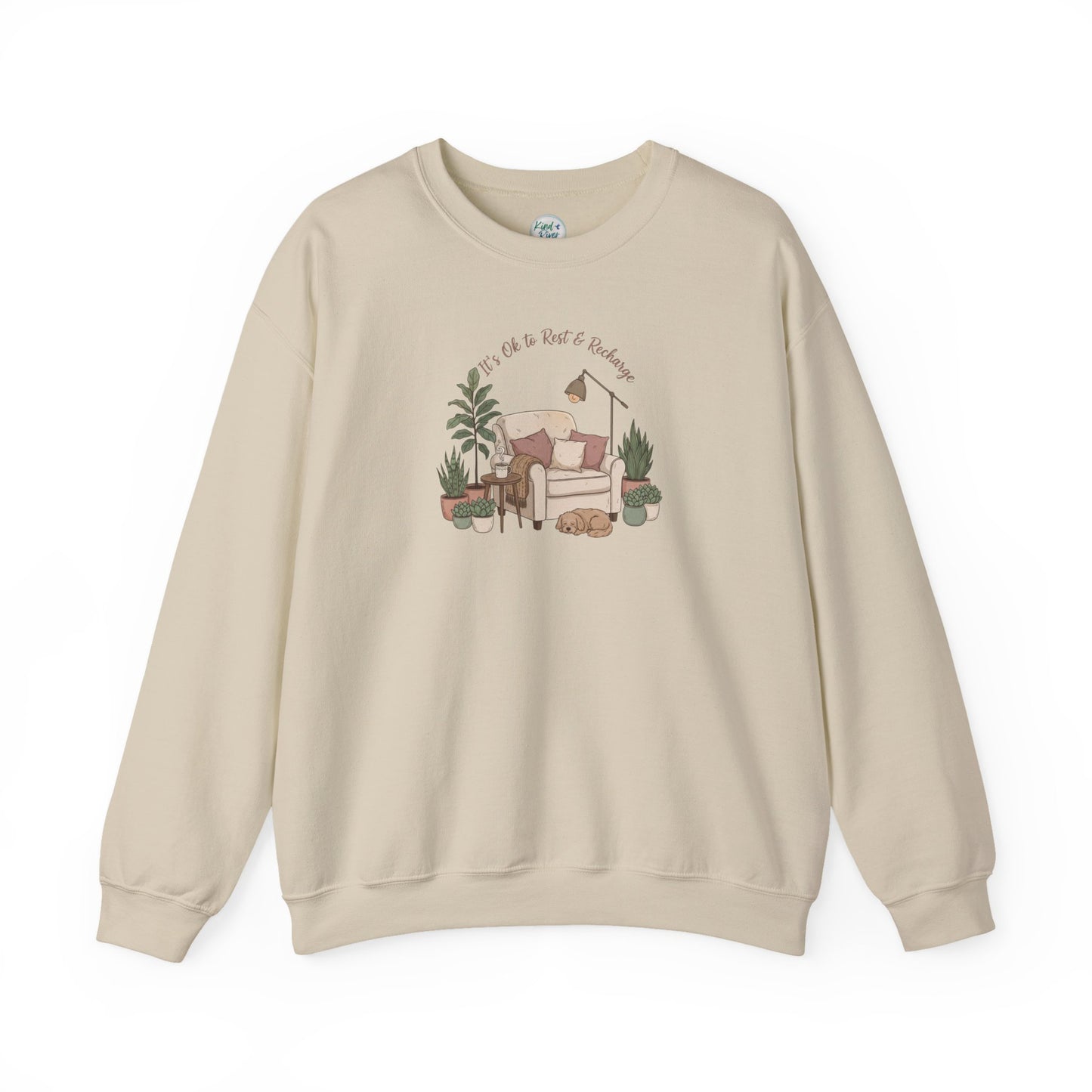 Crewneck Sweatshirt (Adult) - It's Ok to Rest & Recharge