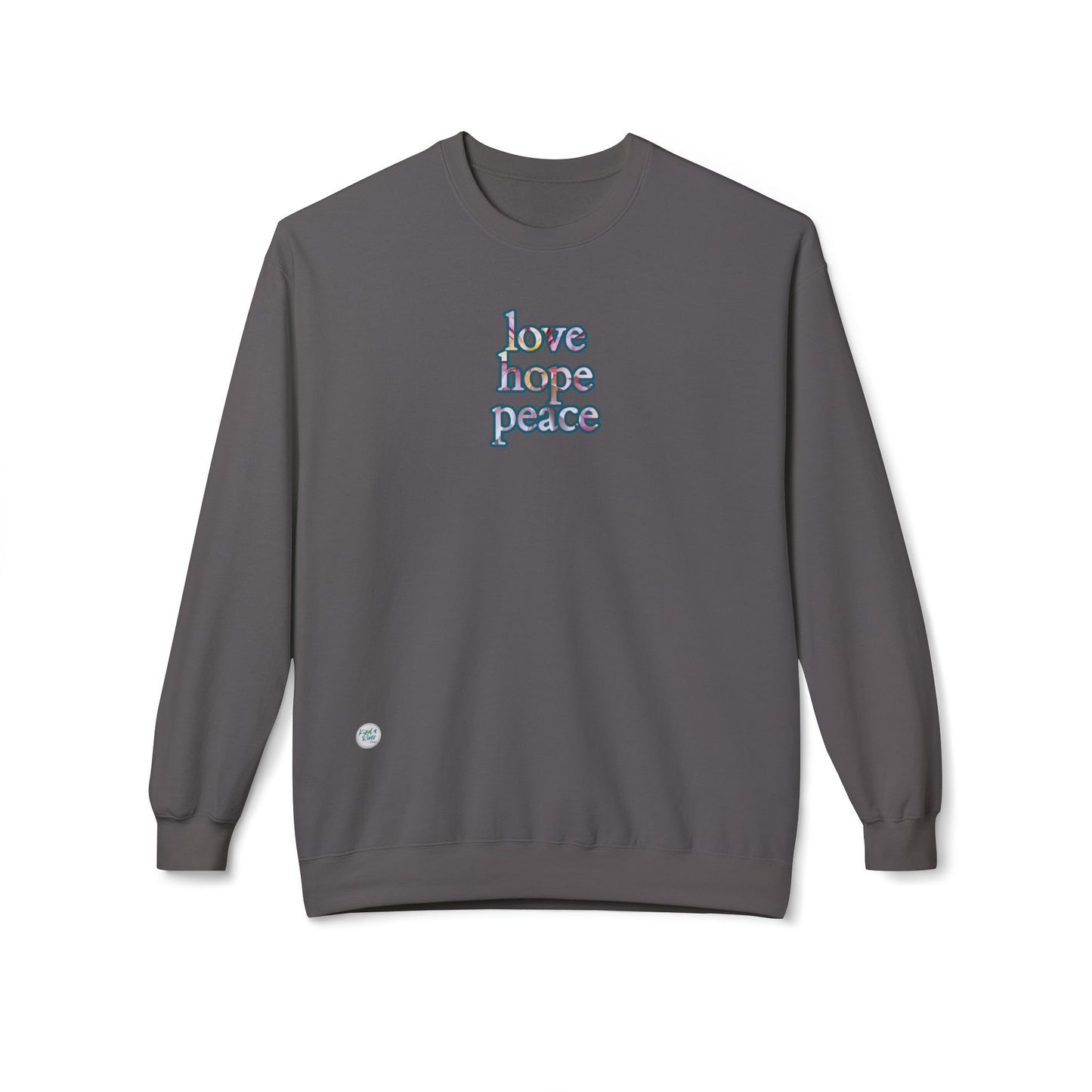 Sweatshirt - Crewneck (Adult) - love hope peace