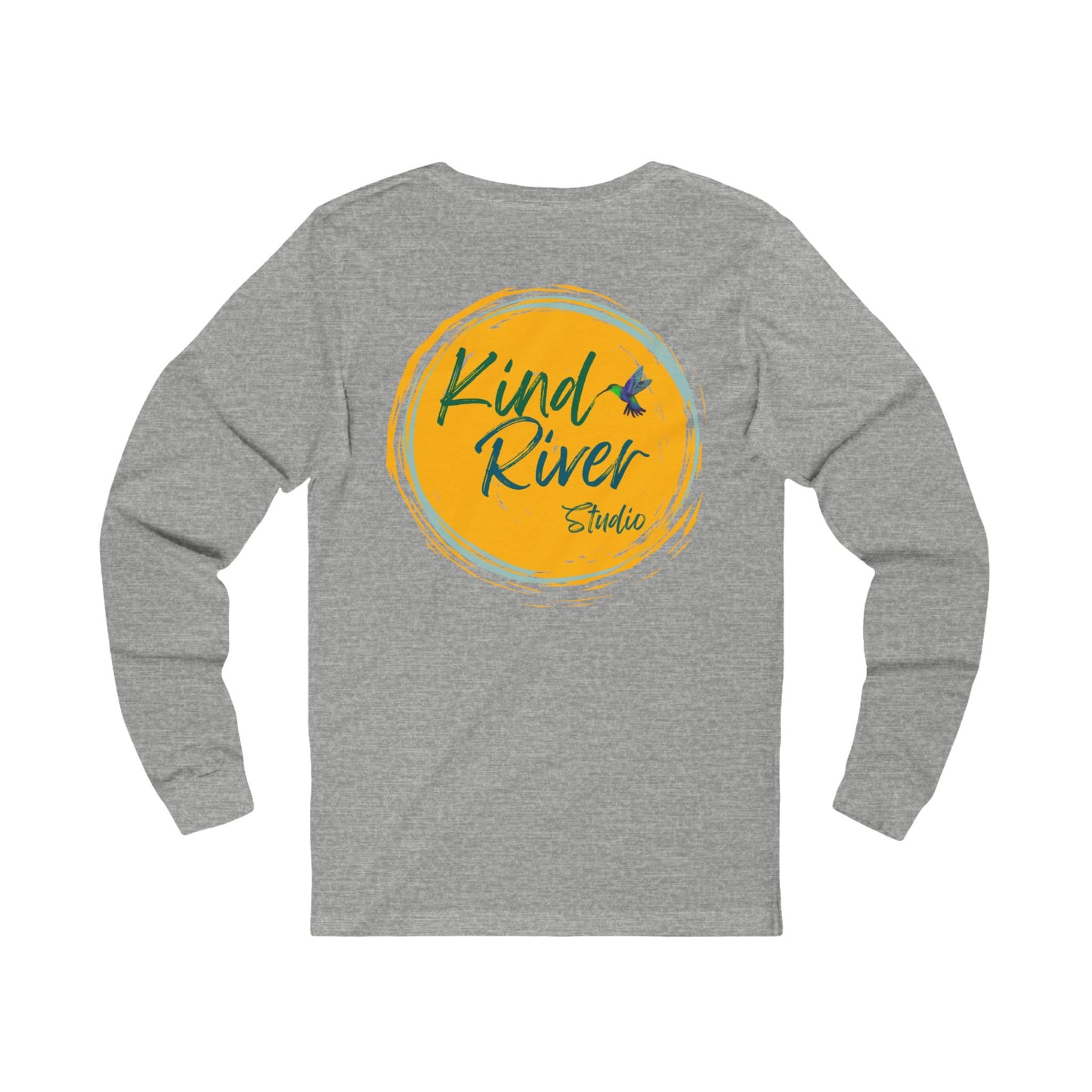 Tee - Long Sleeve (Adult) - Kind River Studio Button Logo