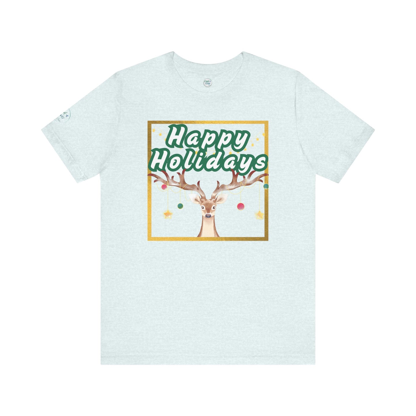 Tee - Short Sleeve (Adult) - Happy Holidays Deer