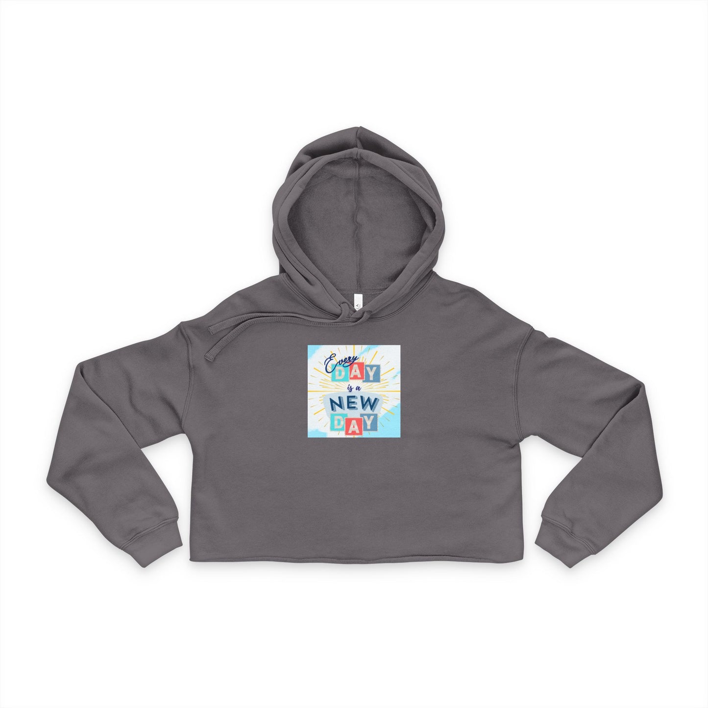 Every Day is a New Day Cropped Hoodie (Adult)