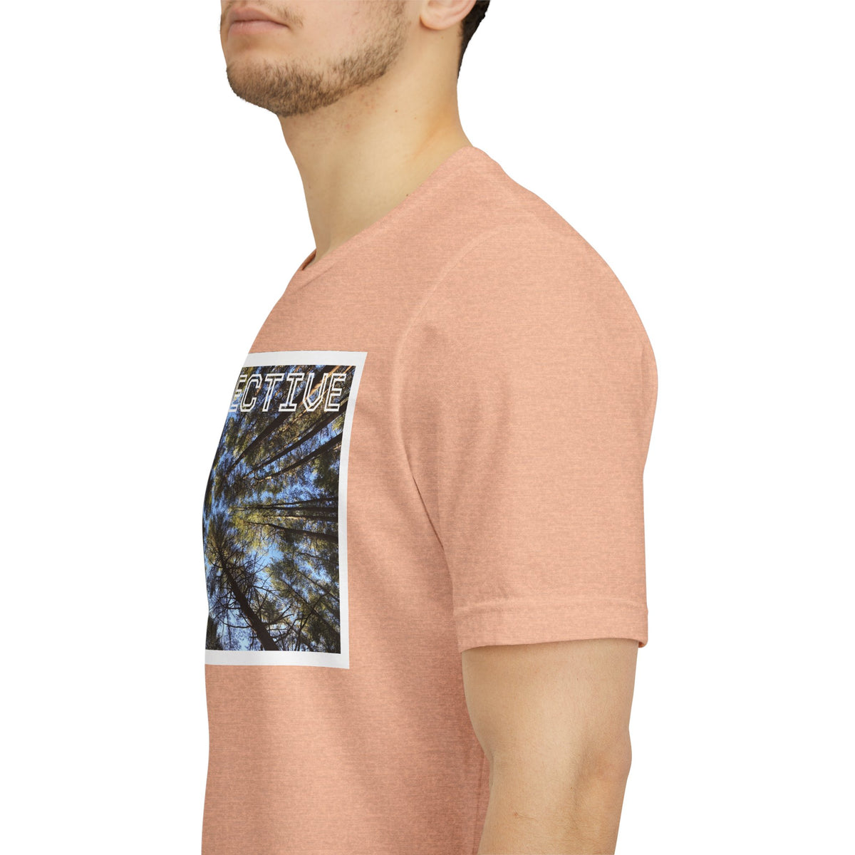 Perspective Tee (Adult)— Forest Canopy Photo T-Shirt (original photograph by Kind River Studio)