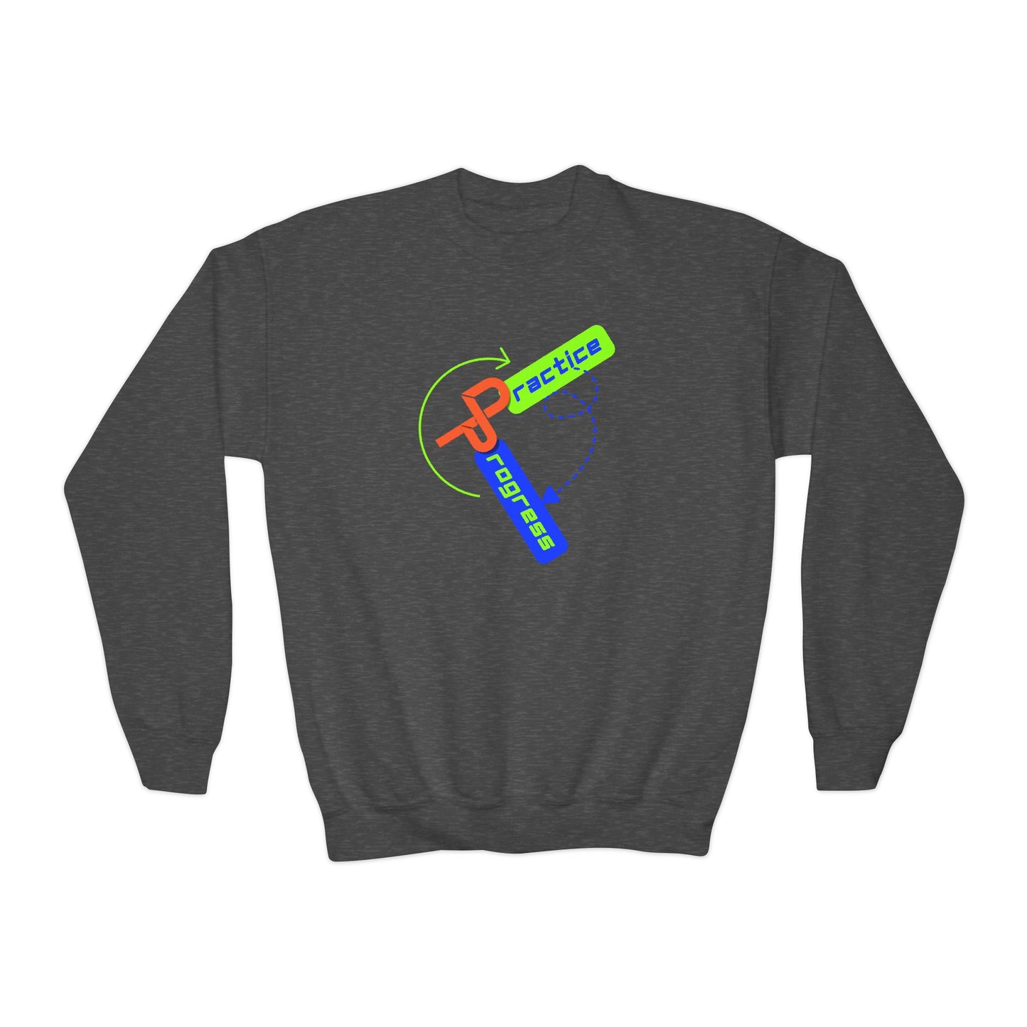 Sweatshirt - Crewneck (Youth) - Practice to Progress