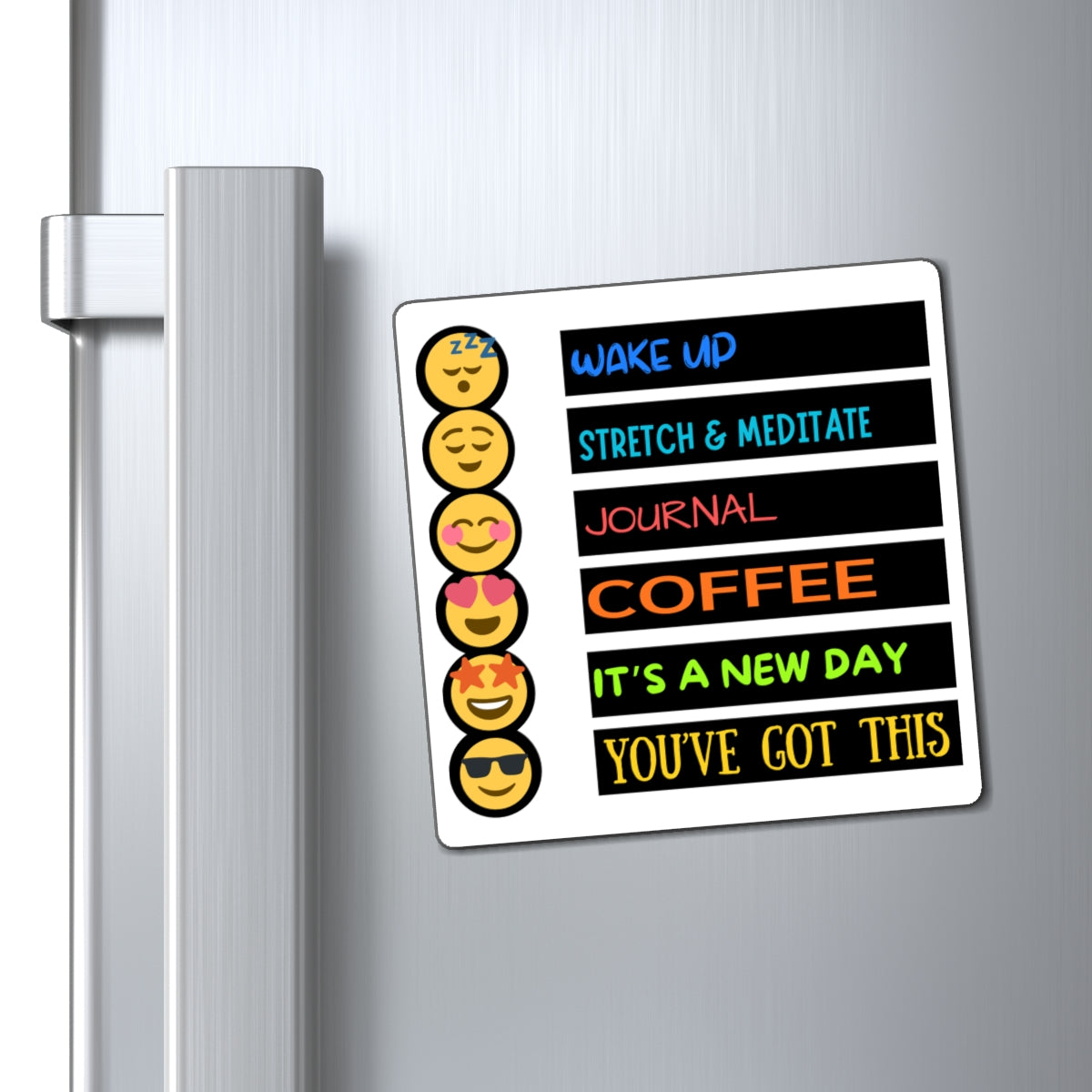 Magnet (Square | Flat) - Mornings Option 2