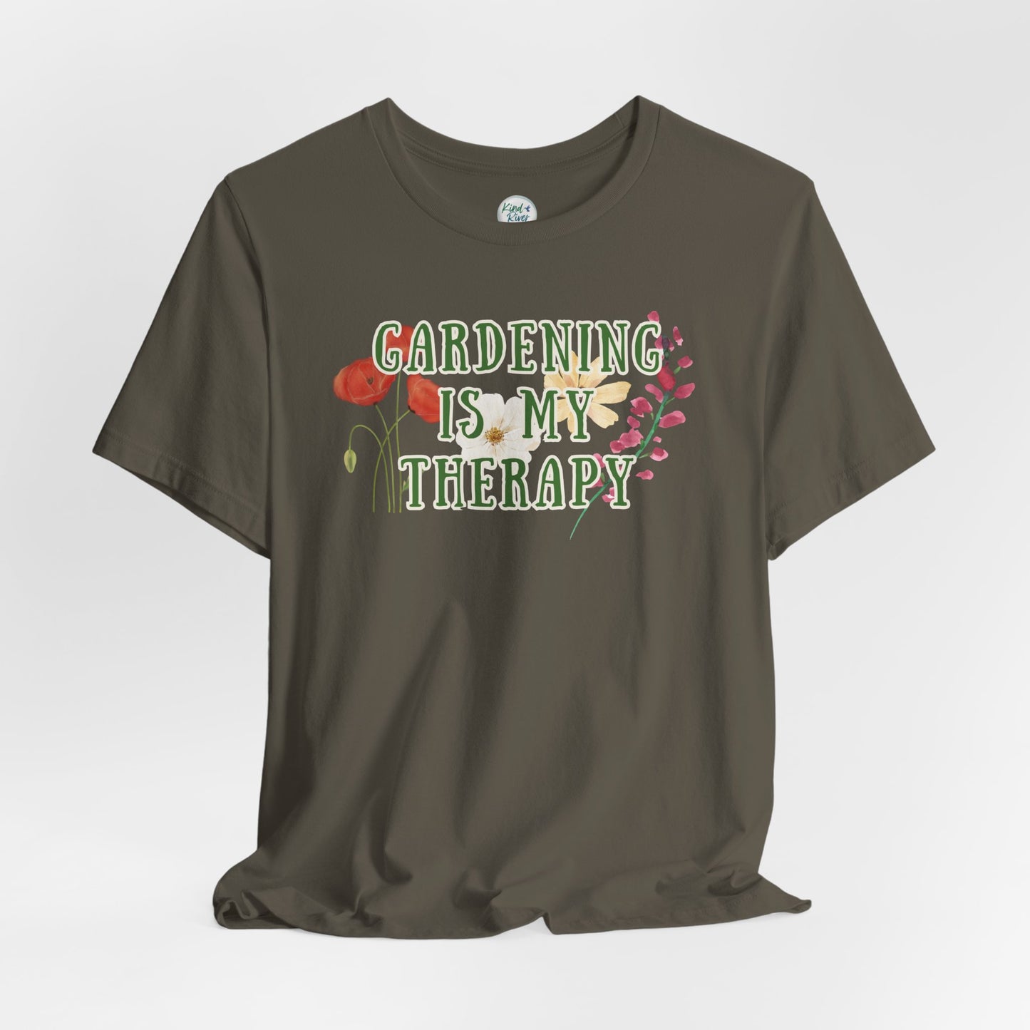 Tee - Short Sleeve (Adult) - Gardening Is My Therapy
