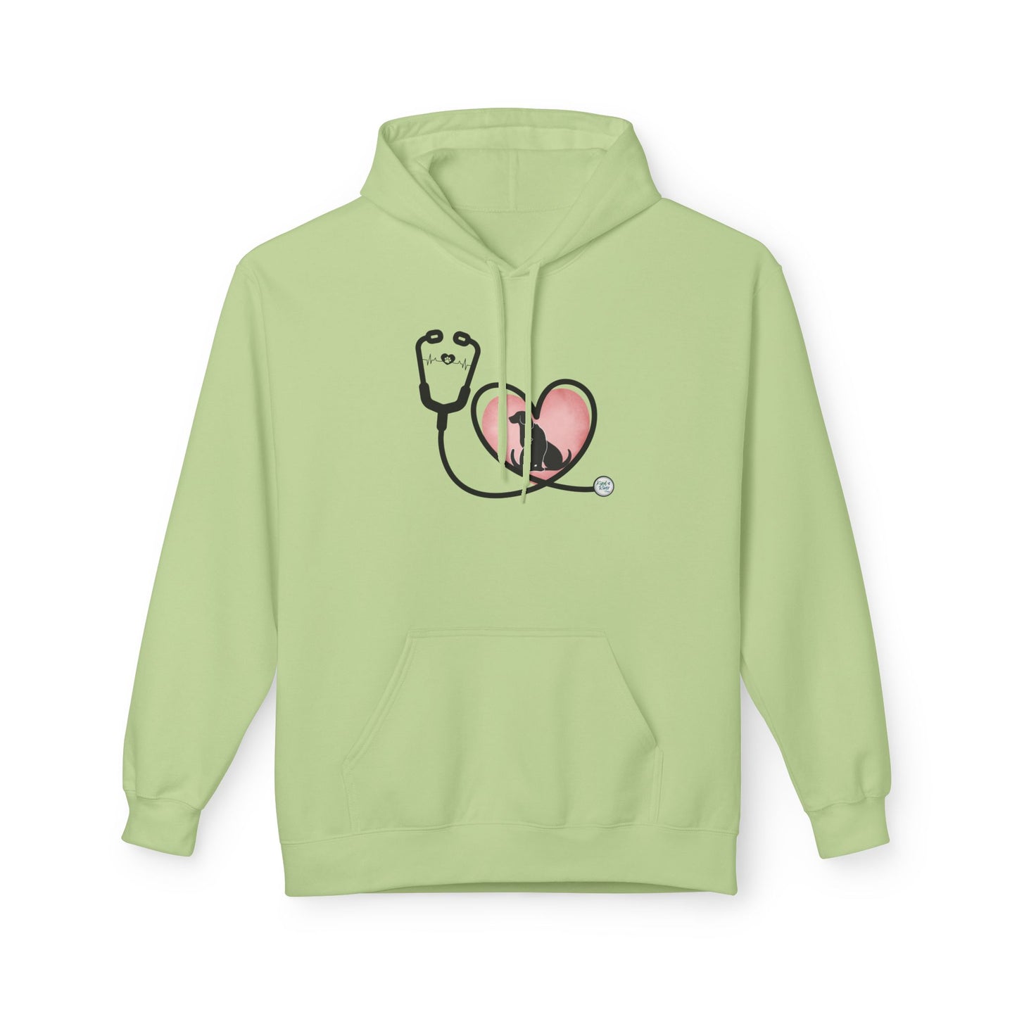 Hoodie (Adult) — Stethoscope Heart Animals