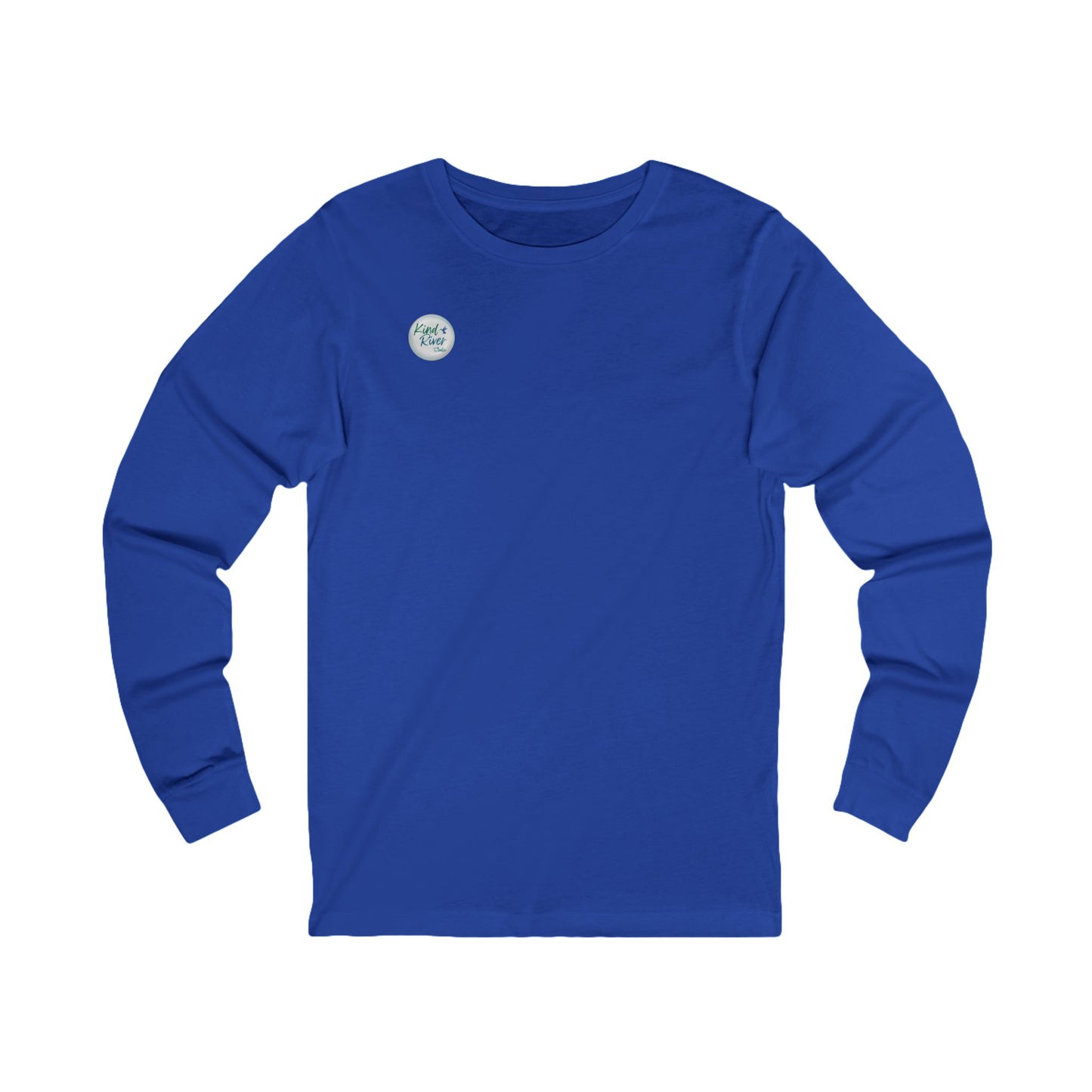 Tee - Long Sleeve (Adult) - Kind River Studio Button Logo