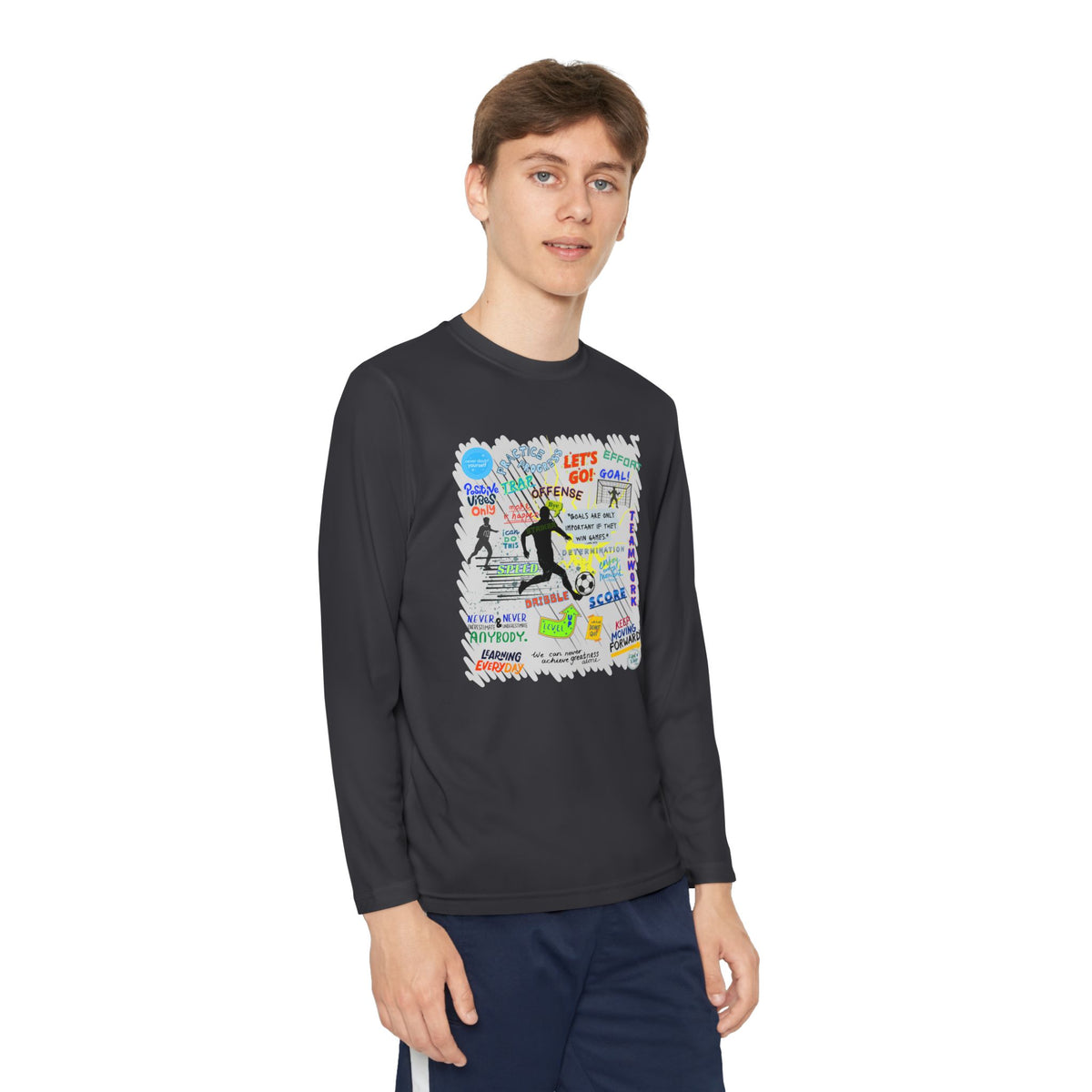 Striker Graphic Long Sleeve Tee (Youth)
