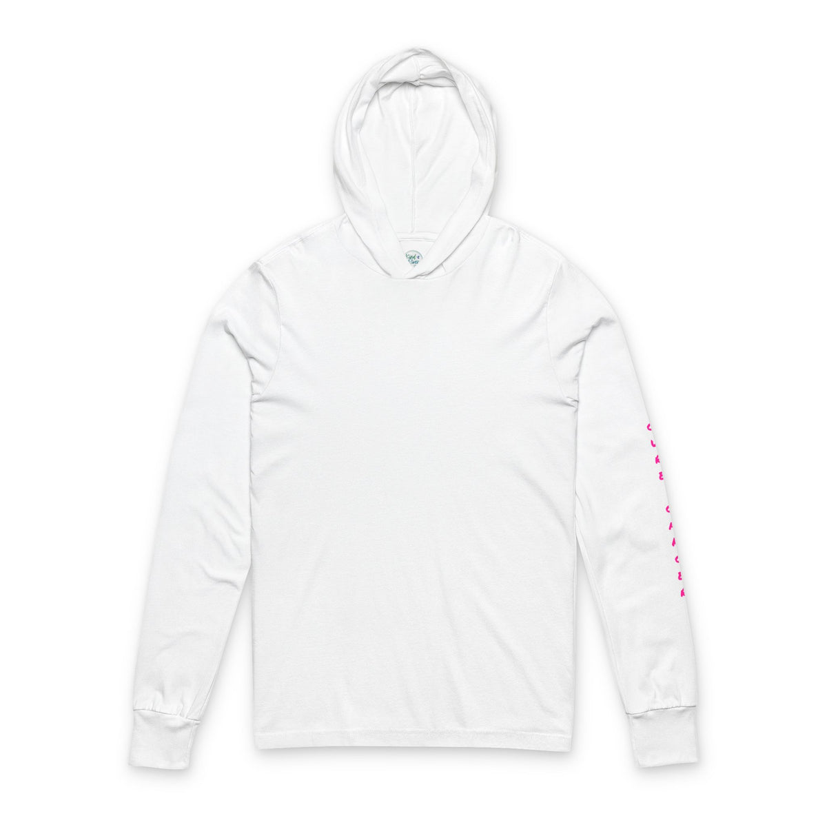 Breast Cancer Awareness/Research Hooded Long Sleeve Tee (Adult) — "In Honor of Someone I Love"
