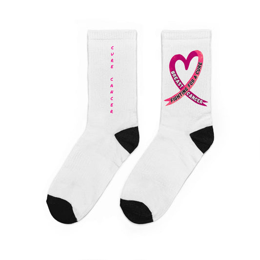 Cancer Awareness Crew Socks