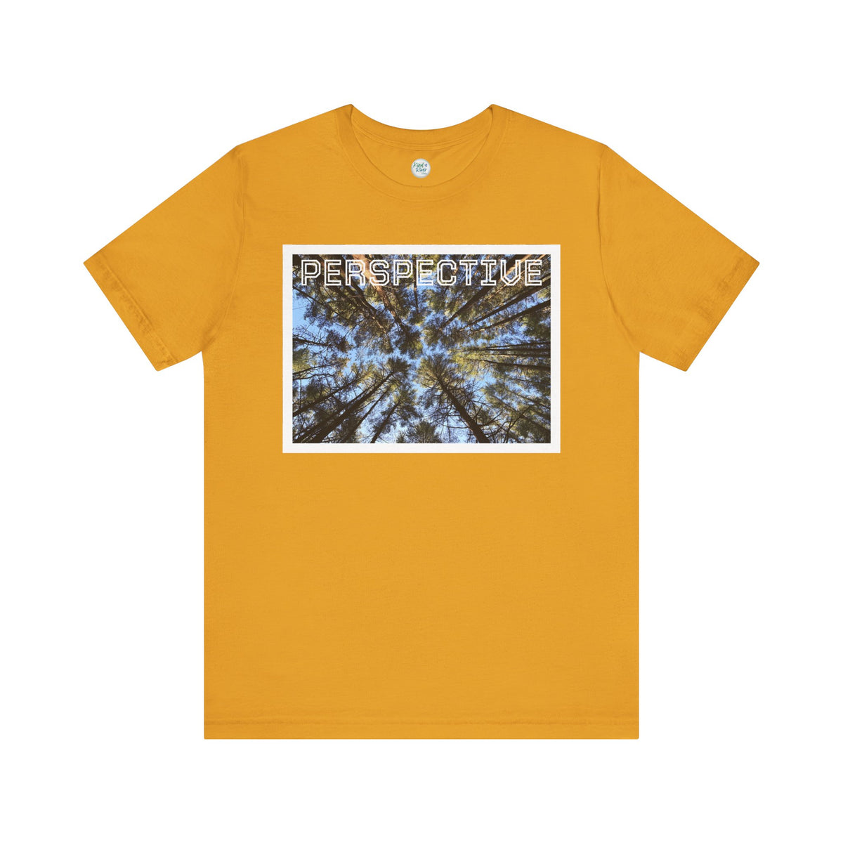 Perspective Tee (Adult)— Forest Canopy Photo T-Shirt (original photograph by Kind River Studio)