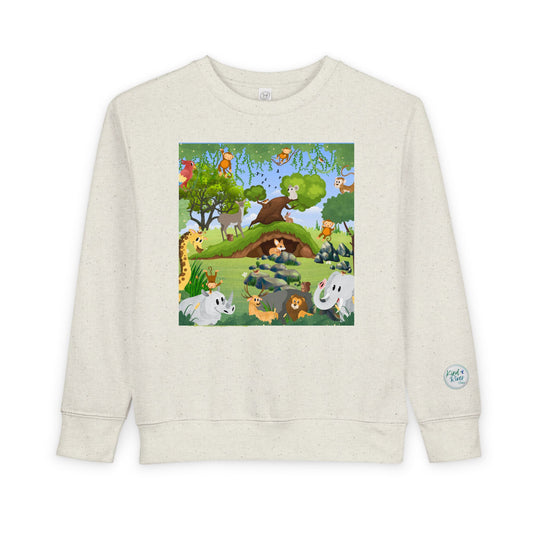 Sweatshirt - Crewneck (Toddler) - What a Zoo