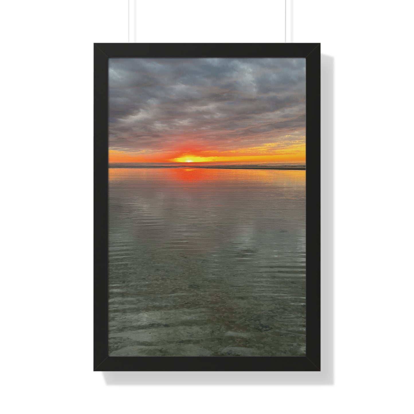 Serene Sunset Framed Poster
