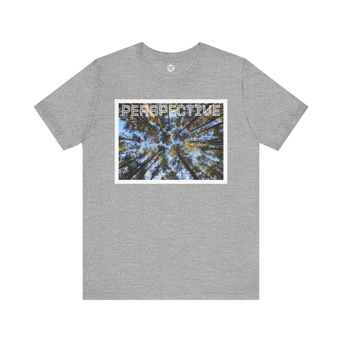 Perspective Tee (Adult)— Forest Canopy Photo T-Shirt (original photograph by Kind River Studio)