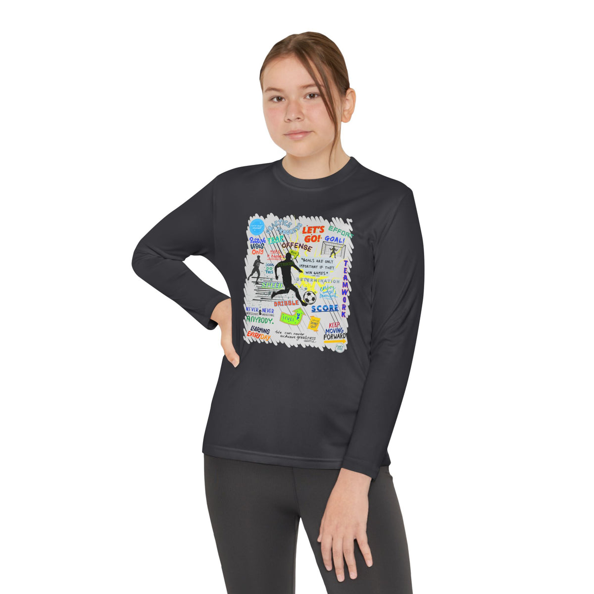 Striker Graphic Long Sleeve Tee (Youth)